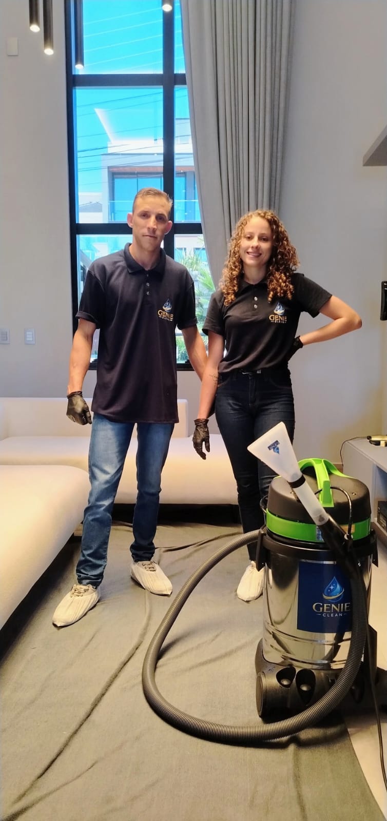 Equipe Genie Clean — Gian e Tainara